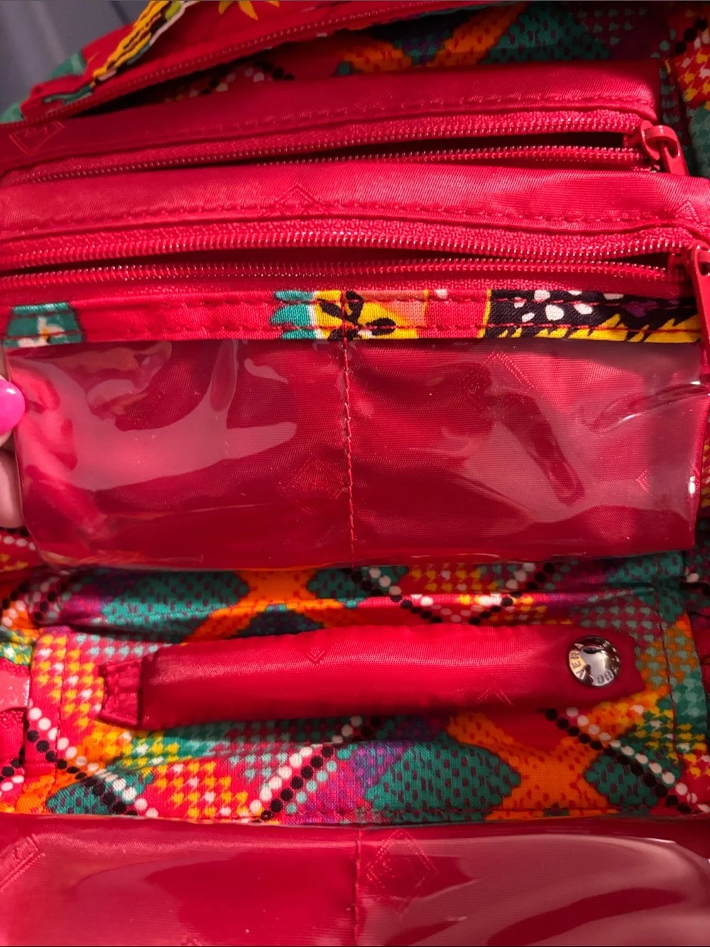 Vera Bradley Rumba print Vivian hobo bag and small Cosmetic Pouch